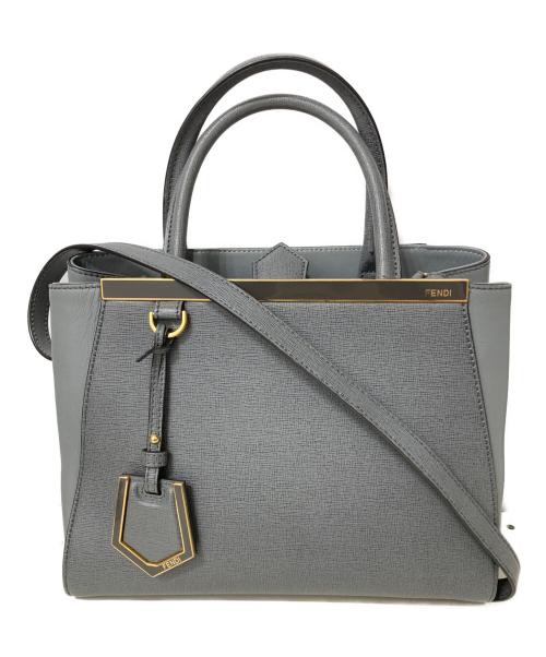 FENDI（フェンディ）FENDI (フェンディ) プチトゥージュール 2WAYバッグ グレーの古着・服飾アイテム