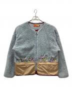 Left Aloneレフトアローン）の古着「ICE CREAM SODA BOA JKT」｜グレー