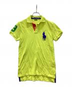 POLO RALPH LAURENポロ・ラルフローレン）の古着「ビッグポニーポロシャツ/Y2K」｜イエロー
