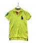 POLO RALPH LAUREN（ポロ・ラルフローレン）の古着「ビッグポニーポロシャツ/Y2K」｜イエロー