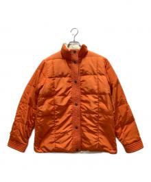 WEEKEND Max Mara（ウィークエンド マックスマーラ）の古着「リバーシブルダウンジャケット」｜オレンジ×アイボリー