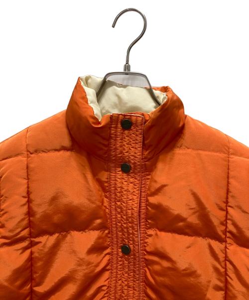 WEEKEND Max Mara（ウィークエンド マックスマーラ）WEEKEND Max Mara (ウィークエンド マックスマーラ) リバーシブルダウンジャケット オレンジ×アイボリー サイズ:36の古着・服飾アイテム