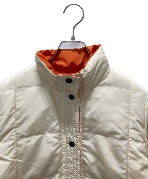 WEEKEND Max Mara（ウィークエンド マックスマーラ）WEEKEND Max Mara (ウィークエンド マックスマーラ) リバーシブルダウンジャケット オレンジ×アイボリー サイズ:36の古着・服飾アイテム