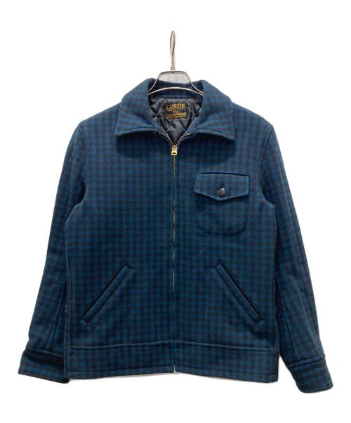 COOTIE PRODUCTIONS（クーティープロダクツ）COOTIE PRODUCTIONS (クーティープロダクツ) ウールチェックフィールドジャケット/Wool Field Sport Jacket ブラック×ブルー サイズ:MEDIUMの古着・服飾アイテム