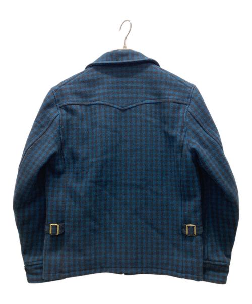 COOTIE PRODUCTIONS（クーティープロダクツ）COOTIE PRODUCTIONS (クーティープロダクツ) ウールチェックフィールドジャケット/Wool Field Sport Jacket ブラック×ブルー サイズ:MEDIUMの古着・服飾アイテム