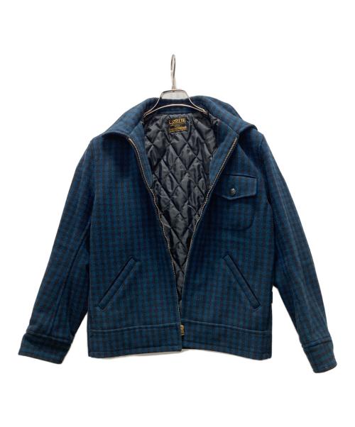 COOTIE PRODUCTIONS（クーティープロダクツ）COOTIE PRODUCTIONS (クーティープロダクツ) ウールチェックフィールドジャケット/Wool Field Sport Jacket ブラック×ブルー サイズ:MEDIUMの古着・服飾アイテム