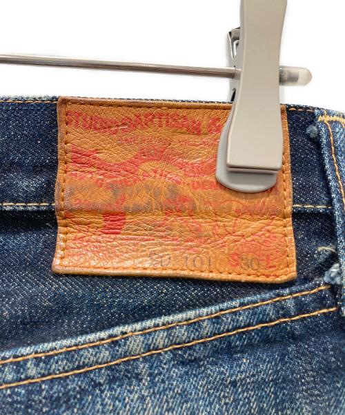 STUDIO D'ARTISAN&SA（ステュディオダルチザンアンドＳＡ）STUDIO D'ARTISAN&SA (ステュディオダルチザンアンドＳＡ) 青耳 セルビッチデニムパンツ インディゴ サイズ:30の古着・服飾アイテム