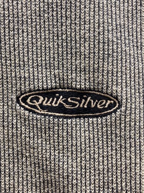 Quiksilver（クイックシルバー）Quiksilver (クイックシルバー) 90sクルーネックスウェット ベージュ サイズ:不明の古着・服飾アイテム