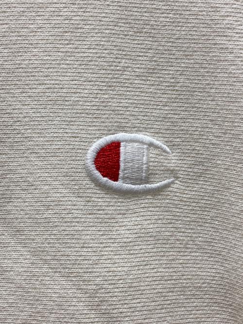 Champion REVERSE WEAVE（チャンピオン リバース ウィーブ）Champion REVERSE WEAVE (チャンピオン リバース ウィーブ) 単色タグ復刻クルーネックスウェット ベージュ サイズ:Lの古着・服飾アイテム
