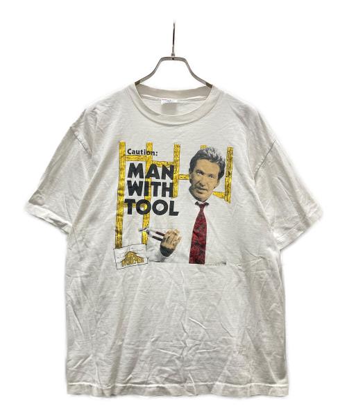 SoF Tee（ソフ ティー）SoF Tee (ソフ ティー) 90s TVドラマ プリントTシャツ ホワイト サイズ:XLの古着・服飾アイテム