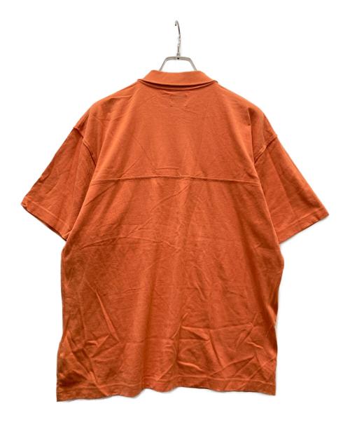 stussy（ステューシー）stussy (ステューシー) 00sジップポロシャツ オレンジ サイズ:Mの古着・服飾アイテム