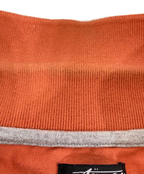 stussy（ステューシー）stussy (ステューシー) 00sジップポロシャツ オレンジ サイズ:Mの古着・服飾アイテム