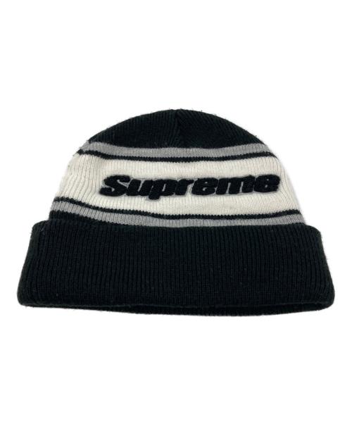 SUPREME（シュプリーム）Supreme (シュプリーム) ニット帽 ブラックの古着・服飾アイテム