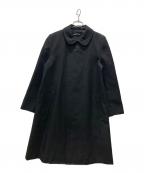 tricot COMME des GARCONSトリココムデギャルソン）の古着「ステンカラーコート」｜ブラック