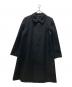 tricot COMME des GARCONS（トリココムデギャルソン）の古着「ステンカラーコート」｜ブラック