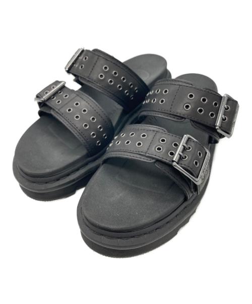 Dr.Martens（ドクターマーチン）Dr.Martens (ドクターマーチン) MYLESダブルストラップサンダル ブラック サイズ:24の古着・服飾アイテム