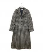 ROBE DE CHAMBRE COMME DES GARCONSローブドシャンブル コムデギャルソン）の古着「98AWタータンチェックチェスターコート」｜ホワイト