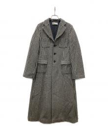 ROBE DE CHAMBRE COMME DES GARCONS（ローブドシャンブル コムデギャルソン）の古着「98AWタータンチェックチェスターコート」｜ホワイト