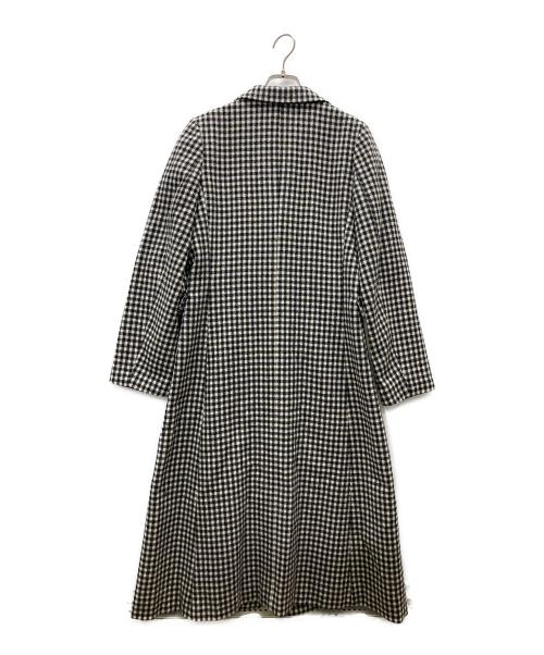 ROBE DE CHAMBRE COMME DES GARCONS（ローブドシャンブル コムデギャルソン）ROBE DE CHAMBRE COMME DES GARCONS (ローブドシャンブル コムデギャルソン) 98AWタータンチェックチェスターコート ホワイト サイズ:表記無しの古着・服飾アイテム