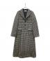 ROBE DE CHAMBRE COMME DES GARCONS（ローブドシャンブル コムデギャルソン）の古着「98AWタータンチェックチェスターコート」｜ホワイト