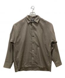 ATTACHMENT（アタッチメント）の古着「WOOL TWILL L/S SHIRTS」｜ブラウン