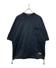 COMME des GARCONS HOMME（コムデギャルソン オム）の古着「綿天竺 製品プリント S/S ポケットTシャツ」｜ブラック