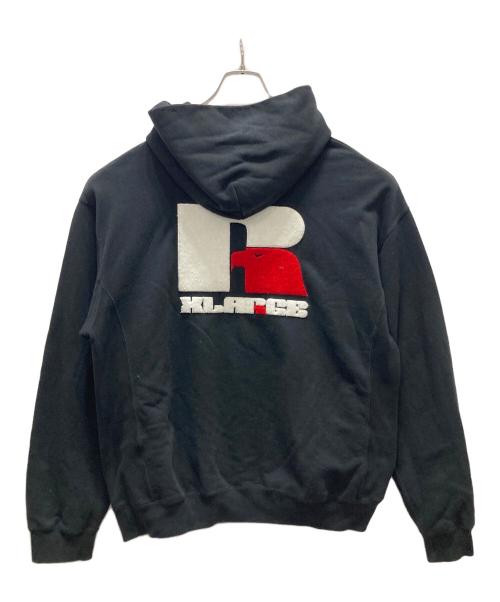 X-LARGE（エクストララージ）X-LARGE (エクストララージ) RUSSELL ATHLETIC (ラッセルアスレチック) パーカー ブラック サイズ:Lの古着・服飾アイテム