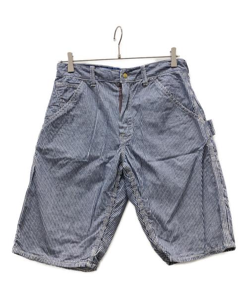 JOE McCOY’S（ジョーマッコイ）JOE McCOY’S (ジョーマッコイ) ヒッコリーペインターハーフパンツ ブルー サイズ:30の古着・服飾アイテム