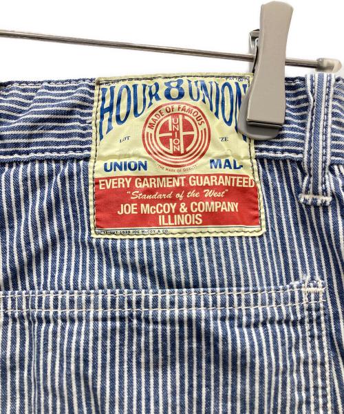 JOE McCOY’S（ジョーマッコイ）JOE McCOY’S (ジョーマッコイ) ヒッコリーペインターハーフパンツ ブルー サイズ:30の古着・服飾アイテム