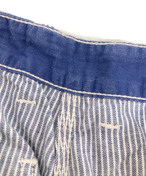 JOE McCOY’S（ジョーマッコイ）JOE McCOY’S (ジョーマッコイ) ヒッコリーペインターハーフパンツ ブルー サイズ:30の古着・服飾アイテム