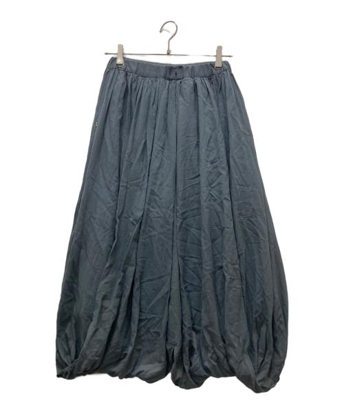 Pal'las Palace（パラスパレス）Pal'las Palace (パラスパレス) 80/-ボイル 裾ふふむギャザースカート/26SS グレーの古着・服飾アイテム