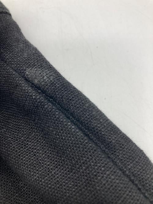fog linen work（フォグリネンワーク）fog linen work (フォグリネンワーク) テーパードイージーパンツ ブラック サイズ:記載無しの古着・服飾アイテム