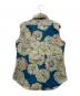 45R (フォーティファイブ・アール) 花柄藍染ノースリーブシャツ ブルー サイズ:3：14000円