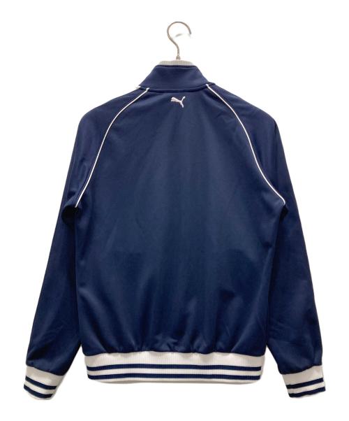 PUMA（プーマ）PUMA (プーマ) ハイネック ロゴトラックジャケット/Y2K ネイビーの古着・服飾アイテム