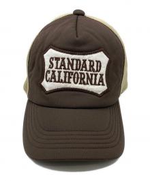 STANDARD CALIFORNIA（スタンダードカリフォルニア）の古着「メッシュキャップ」｜ブラウン