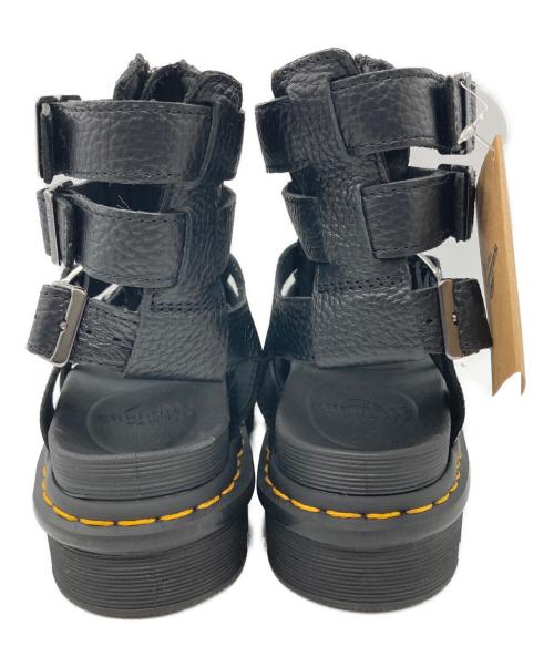 Dr.Martens（ドクターマーチン）Dr.Martens (ドクターマーチン) OLSON フロントジップレザーサンダル ブラック サイズ:UK5 未使用品の古着・服飾アイテム