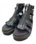 Dr.Martens（ドクターマーチン）の古着「OLSON フロントジップレザーサンダル」｜ブラック