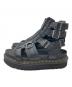 Dr.Martens (ドクターマーチン) OLSON フロントジップレザーサンダル ブラック サイズ:UK5 未使用品：13000円