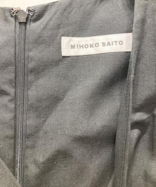 MIHOKO SAITO（ミホコ サイトウ）MIHOKO SAITO (ミホコ サイトウ) オールインワン ブラック サイズ:Sの古着・服飾アイテム