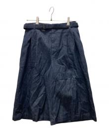 MIHOKO SAITO（ミホコ サイトウ）の古着「デニム ショートパンツ/ Denim Short PT」｜ネイビー