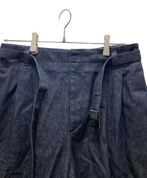 MIHOKO SAITO（ミホコ サイトウ）MIHOKO SAITO (ミホコ サイトウ) デニム ショートパンツ/ Denim Short PT ネイビー サイズ:36の古着・服飾アイテム