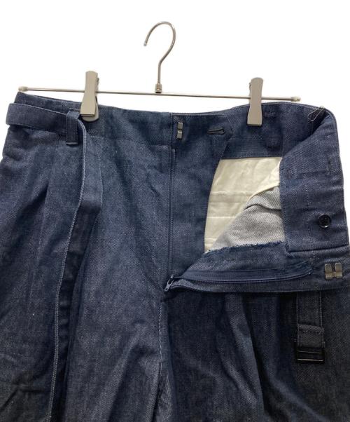 MIHOKO SAITO（ミホコ サイトウ）MIHOKO SAITO (ミホコ サイトウ) デニム ショートパンツ/ Denim Short PT ネイビー サイズ:36の古着・服飾アイテム
