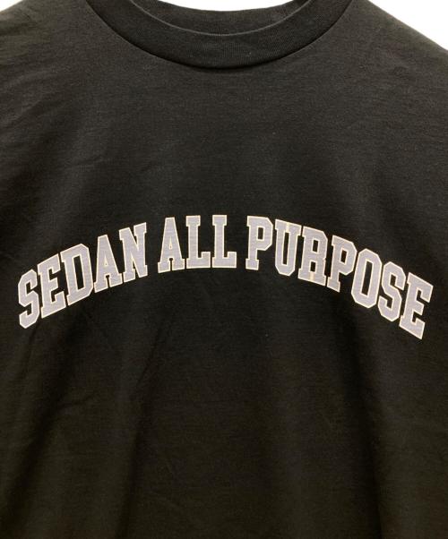 SEDAN ALL-PURPOSE（セダンオールパーパス）SEDAN ALL-PURPOSE (セダンオールパーパス) ロングスリーブカットソー/Arch Logo L/S Tee ブラック サイズ:XXLの古着・服飾アイテム