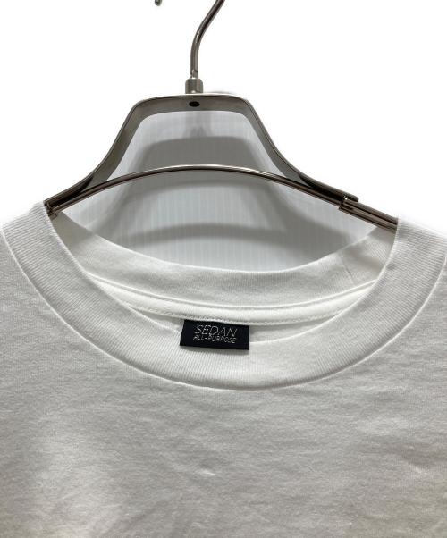 SEDAN ALL-PURPOSE（セダンオールパーパス）SEDAN ALL-PURPOSE (セダンオールパーパス) ロングスリーブカットソー/Arch Logo L/S Tee ホワイト サイズ:XXLの古着・服飾アイテム