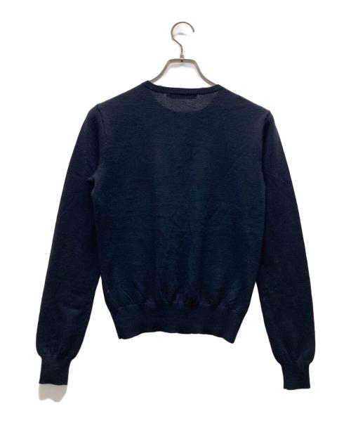 RALPH LAUREN（ラルフローレン）RALPH LAUREN (ラルフローレン) 丸首カーディガン ネイビー サイズ:Mの古着・服飾アイテム