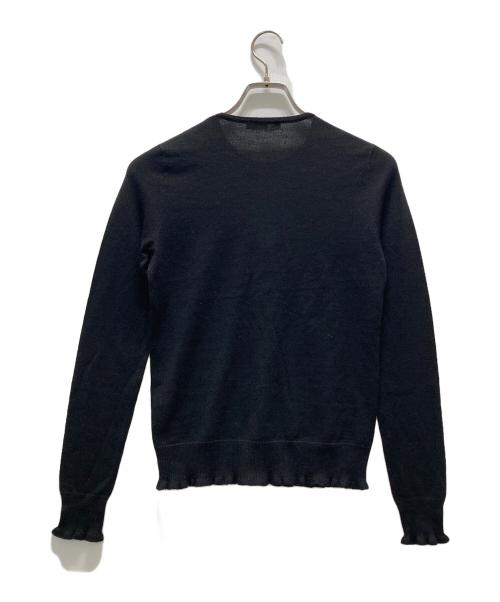 RALPH LAUREN（ラルフローレン）RALPH LAUREN (ラルフローレン) 丸首カーディガン ブラック サイズ:Lの古着・服飾アイテム