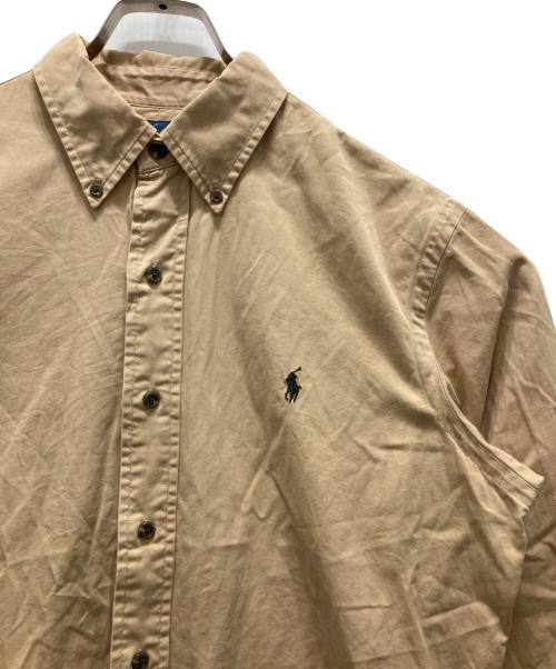 RALPH LAUREN（ラルフローレン）RALPH LAUREN (ラルフローレン) ボタンダウンシャツ ブラウン サイズ:Mの古着・服飾アイテム
