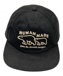 HUMAN MADE（ヒューマンメイド）の古着「シロクマプリント 5 PANEL CAP/23AW」｜ブラック