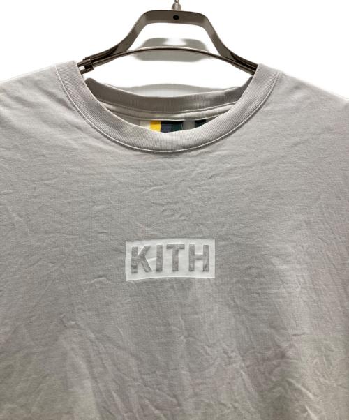 KITH（キス）KITH (キス) BOXプリントTシャツ グレー サイズ:Mの古着・服飾アイテム