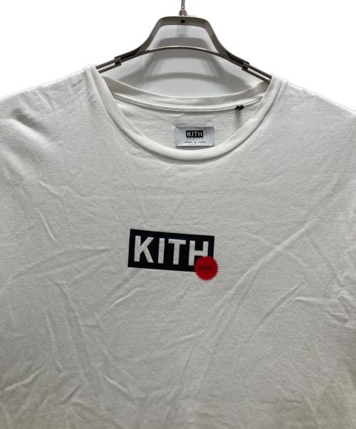 KITH（キス）KITH (キス) BOXロゴ プリントTシャツ TREATS ホワイト サイズ:Lの古着・服飾アイテム